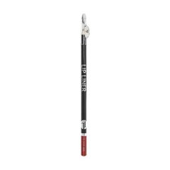 Олівець для губ дерев'яний з точилкою Jovial Luxe Lip Liner 110 Матовий Deep red Червоний