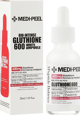 Ампульная Сыворотка Осветляющая С Глутатионом Medi-Peel Bio-Intense Gluthione 600 White Ampoule 30ml