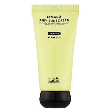 Легкий сонцезахисний крем з олією таману La'dor Tamanu Airy Sunscreen SPF 50+ PA++++ 50ml