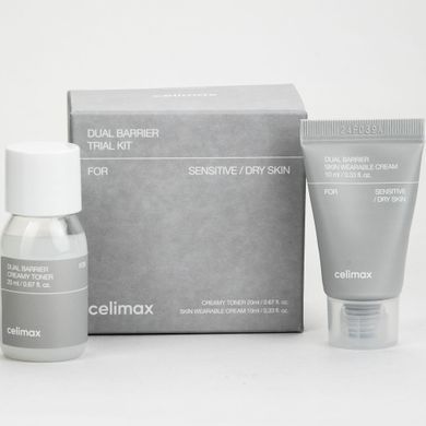 Набор миниатюр для сухой и чувствительной Celimax Dual Barrier Trial Kit
