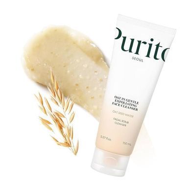 Пінка для вмивання відлущуюча з насінням вівса Purito Oat In Gentle Exfoliating Face Cleanser 150ml