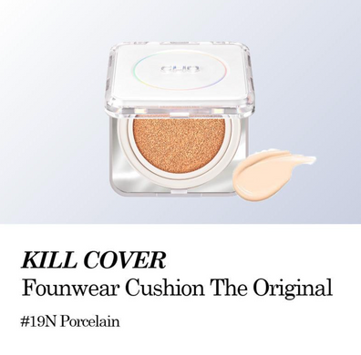 Кушон CLIO Kill Cover Founwear Cushion The Original SPF 50+ PA+++ 19N Porcelain