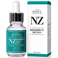 Сироватка для обличчя з ніацинамідом та цинком Cos De Baha Niacinamide 20 Zinc 4 Serum NZ 30ml