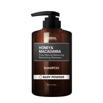 Шампунь Kundal Honey & Macadamia Nature Shampoo 500ml - Baby Powder