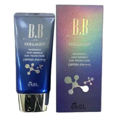 Антивозрастной ВВ крем с высоким фактором защиты от ультрафиолета Ekel BB Cream Collagen SPF50 PA 50ml