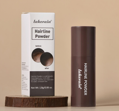 Пудра для волосся Lakerain Hairline Powder Dark Brown 4, 1,8 г