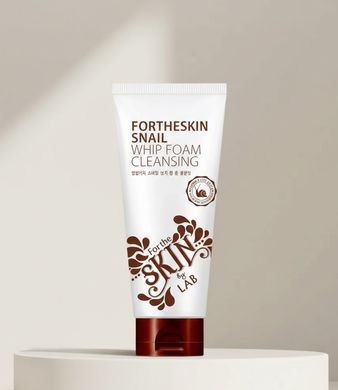 Пенка для умывания с муцином улитка Fortheskin Snail Whip Foam Cleansing 180ml