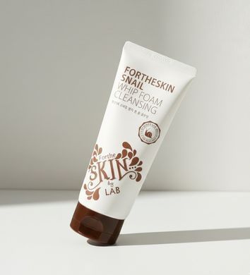 Пенка для умывания с муцином улитка Fortheskin Snail Whip Foam Cleansing 180ml