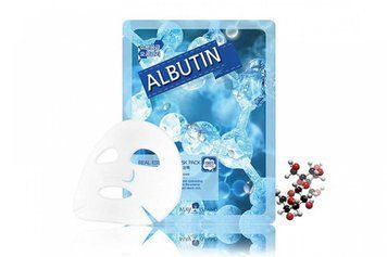 Тканевая маска для лица с арбутином May Island Real Essence Arbutin Mask Pack 25ml