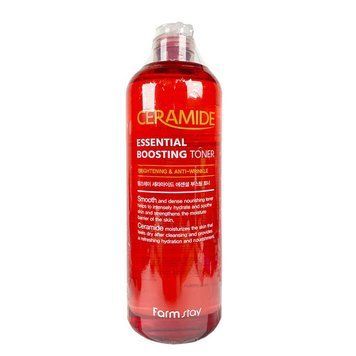 Тонер анивический с керамидами FarmStay Ceramide Essential Boosting Toner 500ml