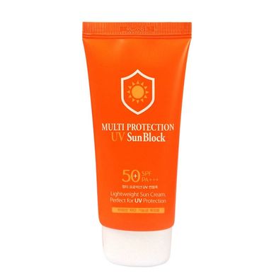 Сонцезахисний зволожуючий крем 3W Clinic Multi Protection UV Sun Block SPF50 PA 70ml