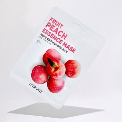 Тканевая маска LEBELAGE FRUIT PEACH ESSENCE MASK 25ml
