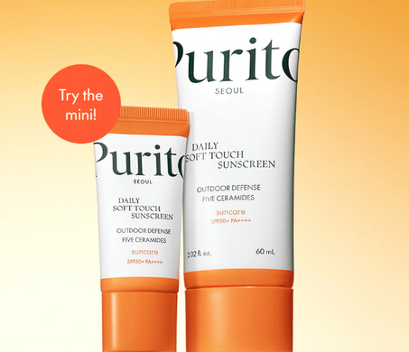 Крем сонцезахисний PURITO Daily Soft Touch Sunscreen 15мл