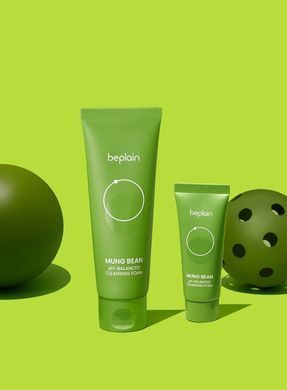 Пінка очищаюча для вмивання Beplain Mung Bean pH-Balanced Cleansing Foam 40ml