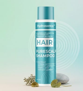 Мицеллярный шампунь для глубокого очищения волос Hydrasence 400ml