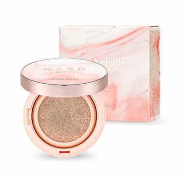 Набір із кушона та рефілу для сяяння Holika Holika Hard Cover Glow Cushion EX Set 01 Warm Ivory 14g + Refill 14g
