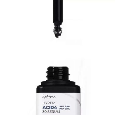 Сировартка ISNTREE HYPER ACID4 AHA BHA PHA LHA 30 SERUM 20ml