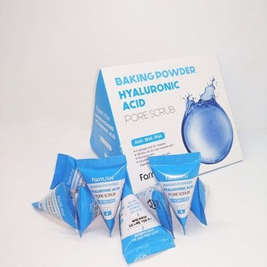 Скраб очищающий с Farmstay Baking Powder Hyaluronic Acid Pore Scrub 7g 1 шт