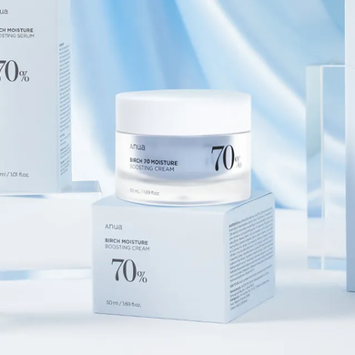 Зволожуючий крем для обличчя з соком березовим Anua Birch Moisture Boosting Cream 50ml