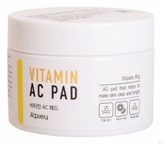 Освітлюючі пілінг-диски з вітаміном С Apieu Vitamin AC Pad 35шт