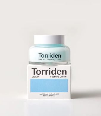 Гиалуроновbй крем-антистресс Torriden Dive In Low Molecular Hyaluronic Acid Soothing Cream 100ml