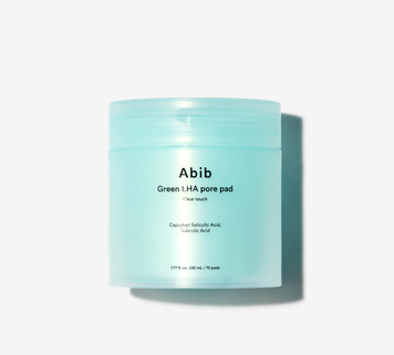 Очищувальні педи для звуження пор із LHA Abib Green LHA Pore Pad Clear Touch 230 мл 70 падів