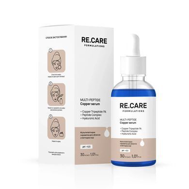 Мультипептидная сыворотка для лица с медным пептидом Multi-Peptide Copper Serum RECARE 30 мл