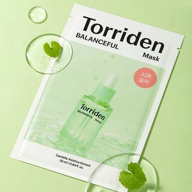 Успокаивающая маска для лица TORRIDEN Balanceful Cica Mask Pack 25ml