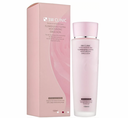 Увлажняющая эмульсия 3W Clinic Flower Effect Extra Moisturizing Emulsion 150 мл