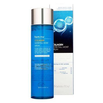 Сыворотка для антивозрастного действия с коллагеном FarmStay Collagen Water Full Moist Serum 250 ml