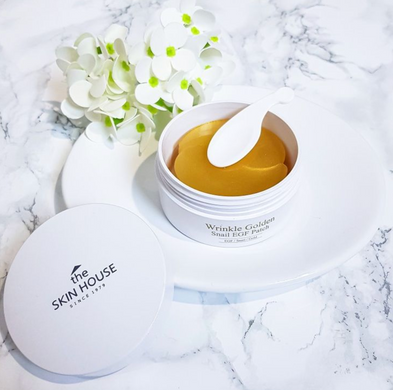 Патчі від зморшок The Skin House Wrinkle Golden Snail Patch 60 шт.