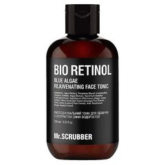 Омолаживающий тоник Mr.Scrubber Bio Retinol с экстрактом синих водорослей 200ml