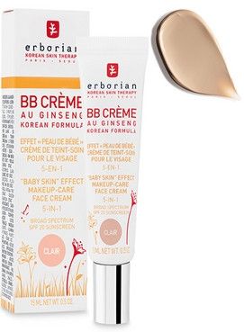 BB-крем із женьшенем світлий для обличчя Erborian Eau Ginseng BB Cream Clair 5in1 SPF20 40ml