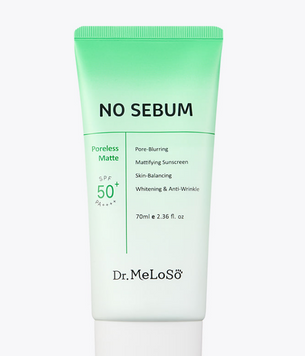 Солнцезащитный крем матовый бессебумный Meloso No Sebum Poreless Matte Sun Cream 70ml