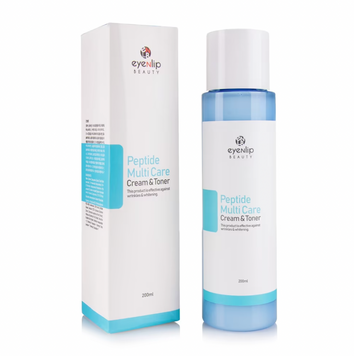 Тонер крем Eyenlip Multi Care Cream & Toner Peptide 200ml