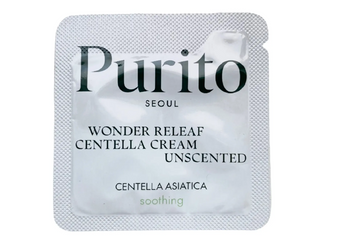 Крем для чувствительной кожи с центелой PURITO Wonder Releaf Centella Cream Unscented 1ml