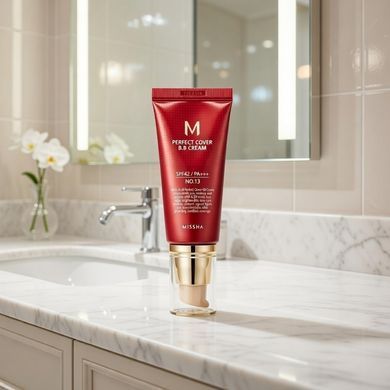 ВВ Крем Матуючий З Ідеальним Покриттям Missha M Perfect Cover BB Cream SPF42 PA+++ (50ml, 13 відтінок - молочний беж)