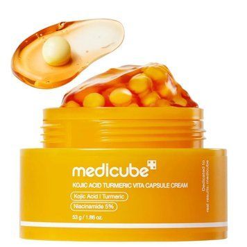 Осветляющий капсульный крем с койевой кислотой и куркумой Medicube Kojic Acid Turmeric Vita Capsule Cream 53 г