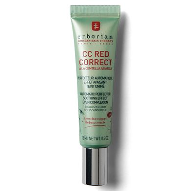 СС-крем корректирующий с зелеными пигментами для лица Erborian СС Red Correct 45ml