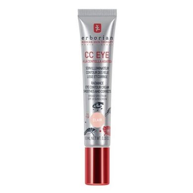 СС корегуючий крем для шкіри навколо очей Erborian CC Eye Radiance Contour Cream SPF 20, 10ml Clair