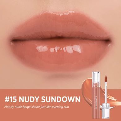 Тінт для губ ROM&ND GLASTING WATER TINT 15 NUDY SUNDOWN