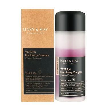 Зволожуюча кремова есенція Mary&May Vegan Blackberry Complex Cream Essence 140ml