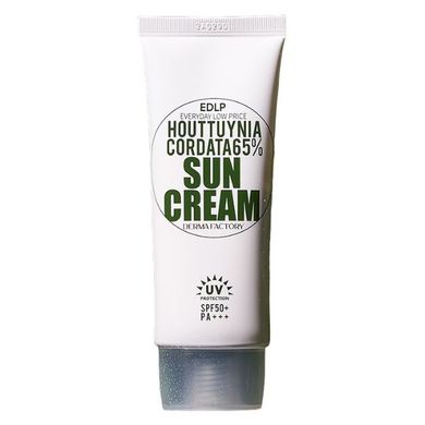 Солнцезащитный крем для лица Derma Factory Houttuynia Cordata 65 Sun Cream 50ml