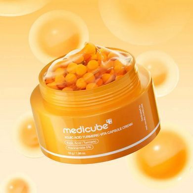 Освітлюючий капсульний крем із коєвою кислотою та куркумою Medicube Kojic Acid Turmeric Vita Capsule Cream 53 г
