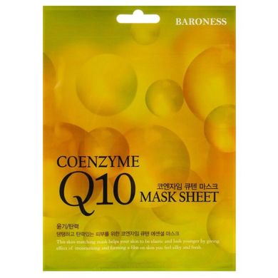 Тканевая маска с коэнзимом Q10 Beauadd Baroness Coenzyme Q10 Mask Sheet 21g