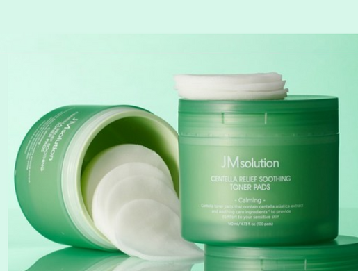 Тонер-педы JMSOLUTION CENTELLA RELIEF SOOTHING TONER PADS