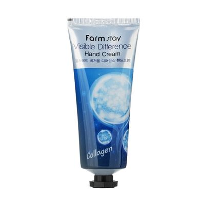 Поживний крем для рук з колагеном FARMSTAY VISIBLE DIFFERERCE HAND CREAM COLLAGEN 100ml