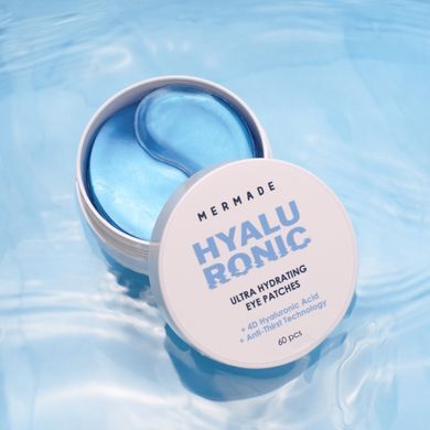 Зволожуючі гідрогелеві патчі під очі MERMADE 4D Hyaluronic Acid & Аnti-thirst technology 60 шт