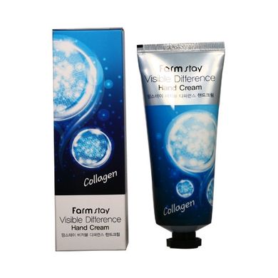 Крем для рук питательный с коллагеном FARMSTAY VISIBLE DIFFERERCE HAND CREAM COLLAGEN 100ml