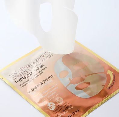 Гідрогелева маска з женьшенем та ніацинамідом Farmstay Age Defying & Brightening Ginseng & Niacinamide 35 г